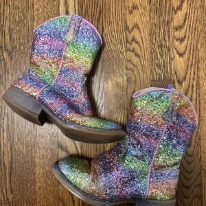 Roper Multicolor Glitter Cowboy Boots